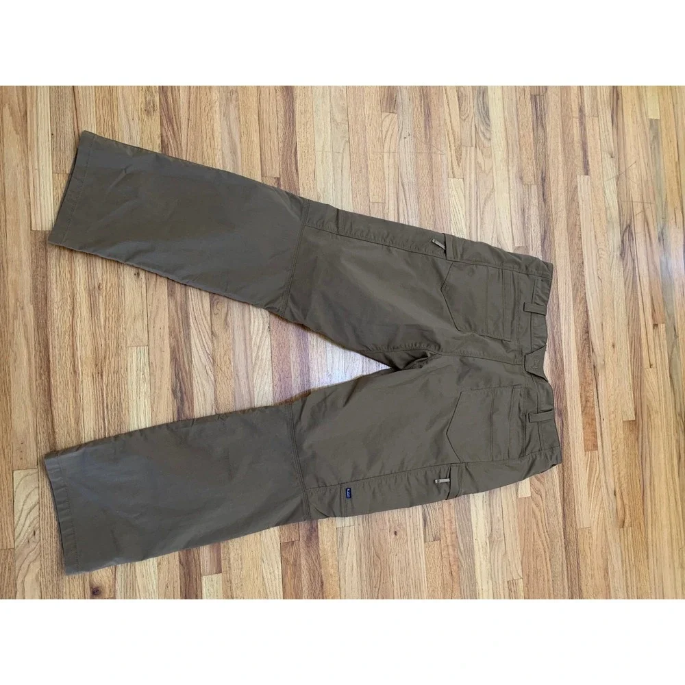 5.11 Tactical Men's Brown Utility Cargo L Work Pants Outdoor Hiking Straight Leg